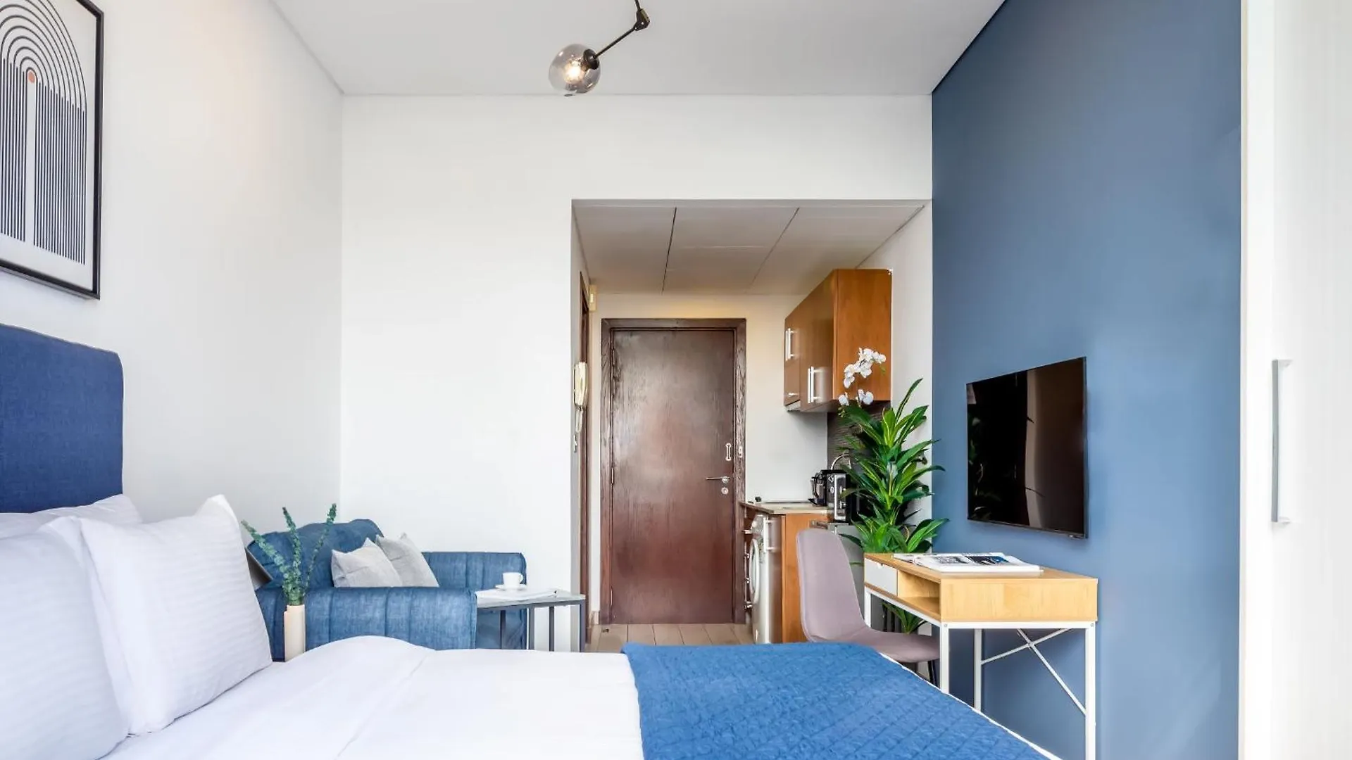 Apartament Silkhaus Modish Studio With Burj Khalifa View, Pool Access Dubaj Zjednoczone Emiraty Arabskie